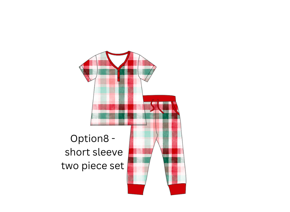 Classic Christmas Plaid Pj's PREORDER