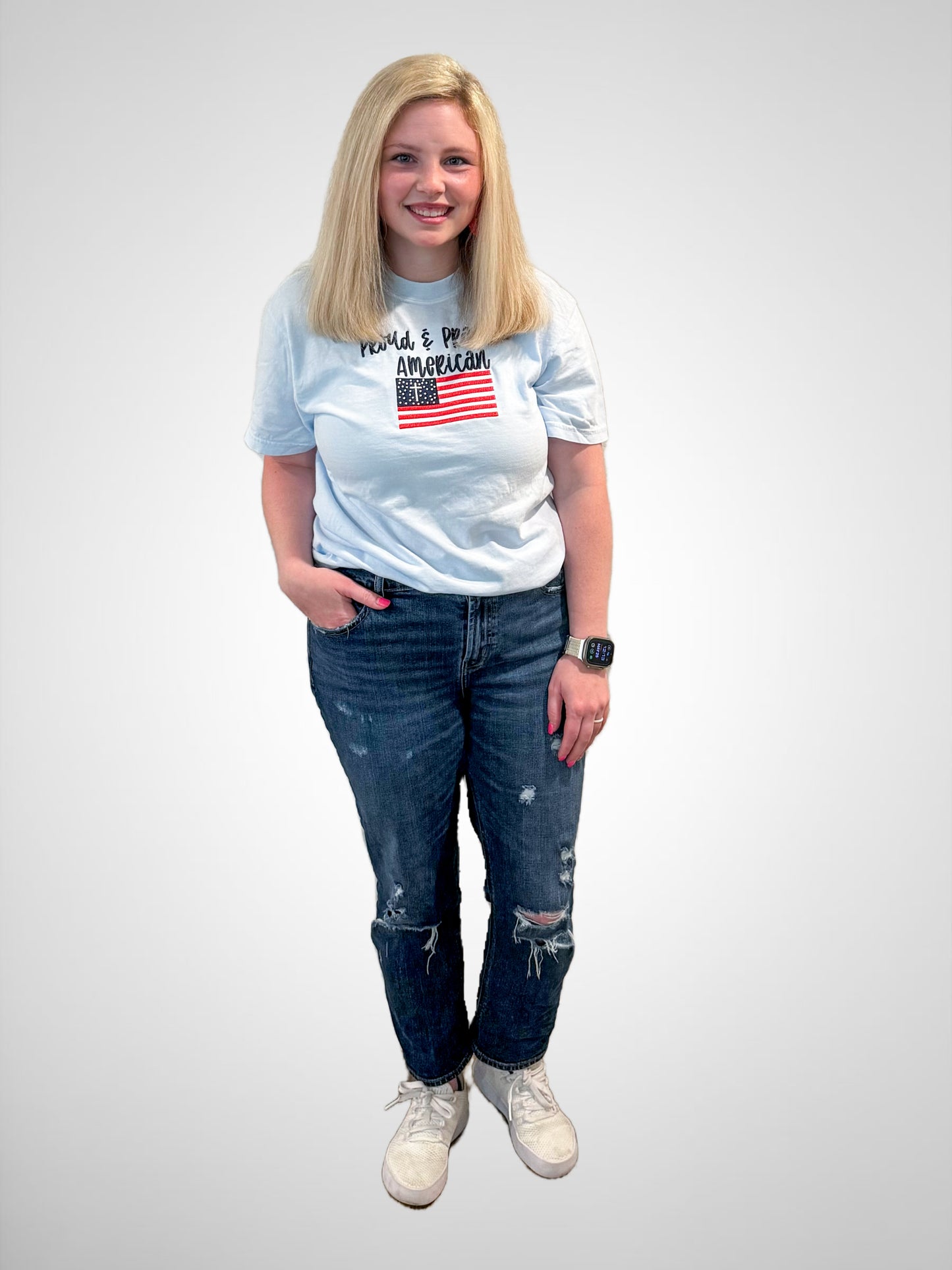 Proud & Praying American Tshirt
