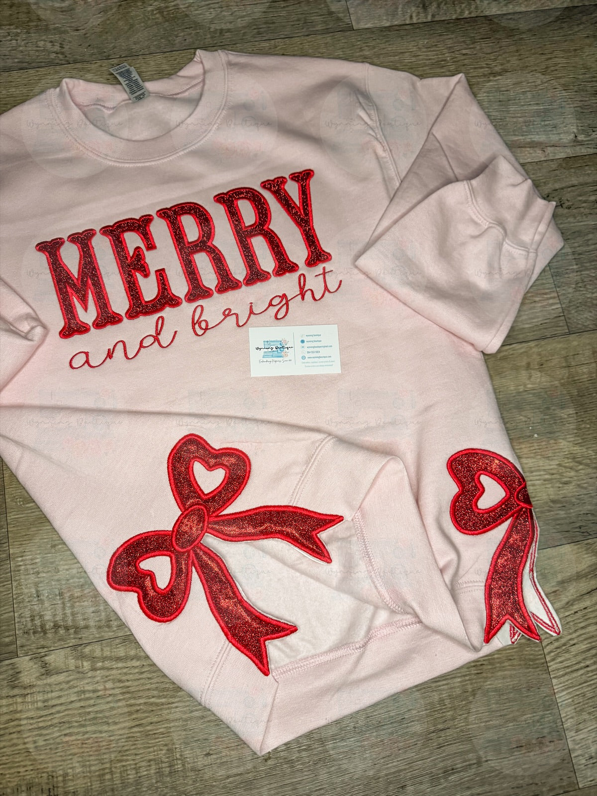 π Handmade βMerryβ Sweatshirt Collection π