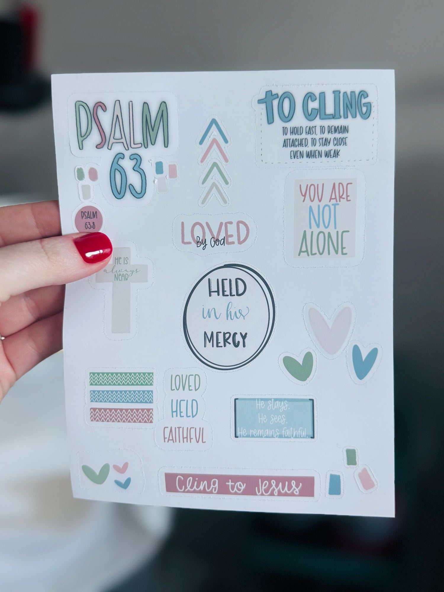 Bible Sticker Sheets