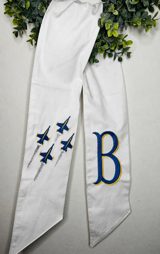Blue Angels Wreath Sash
