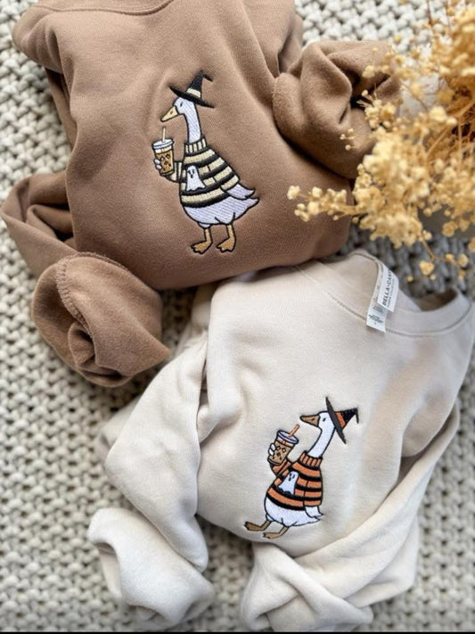 Witchy Iced Coffee Goose