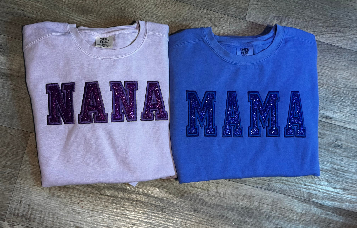 Glittered Mama Crewneck