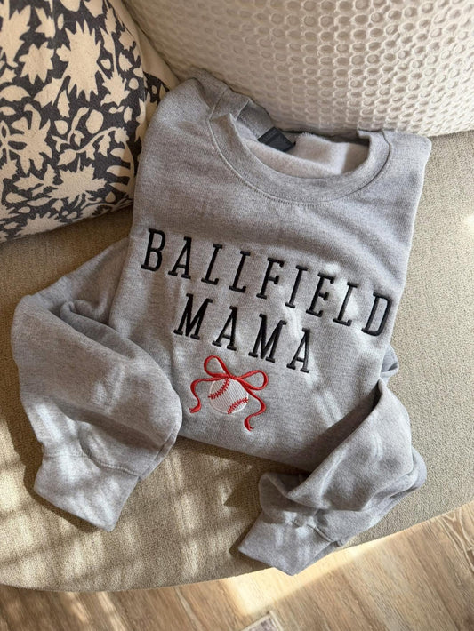 Ballfield Mama Crewneck