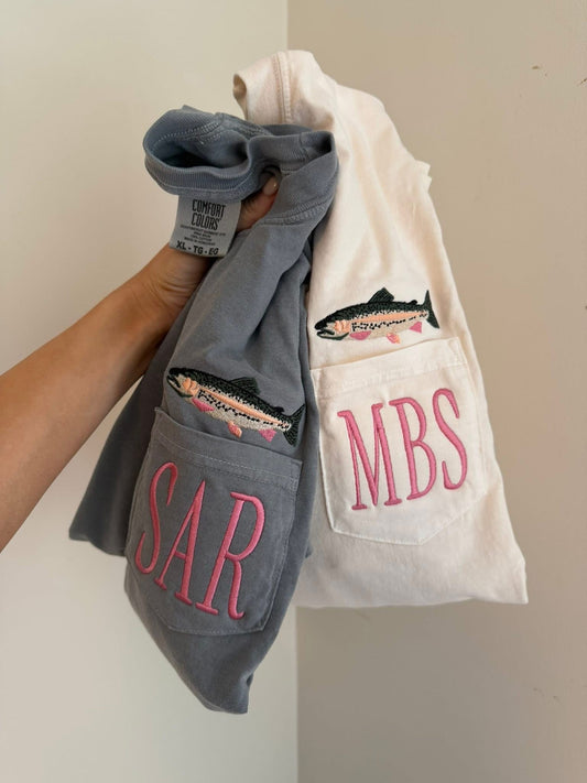 Monogram Fish Tee
