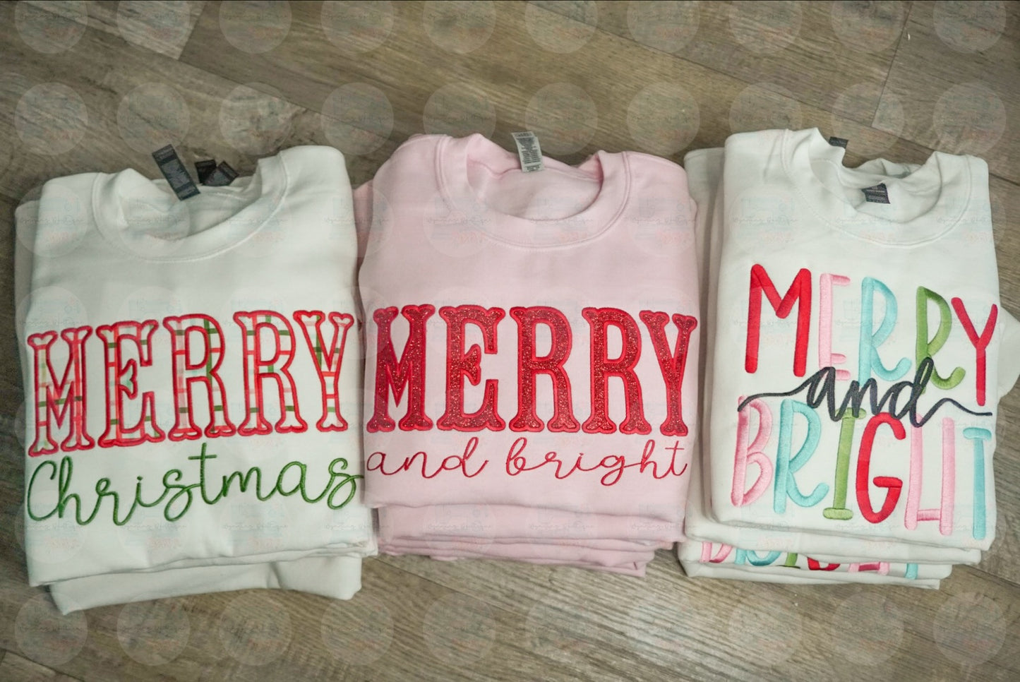 🎄 Handmade “Merry” Sweatshirt Collection 🎄