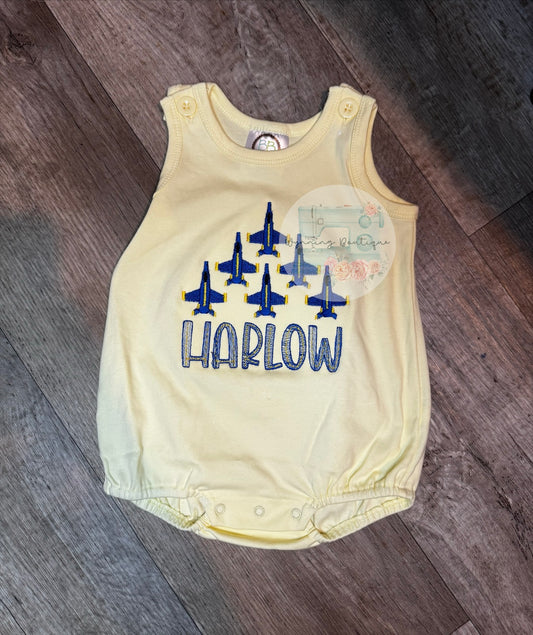 Blue Angels Delta Embroidered Sun Bubble