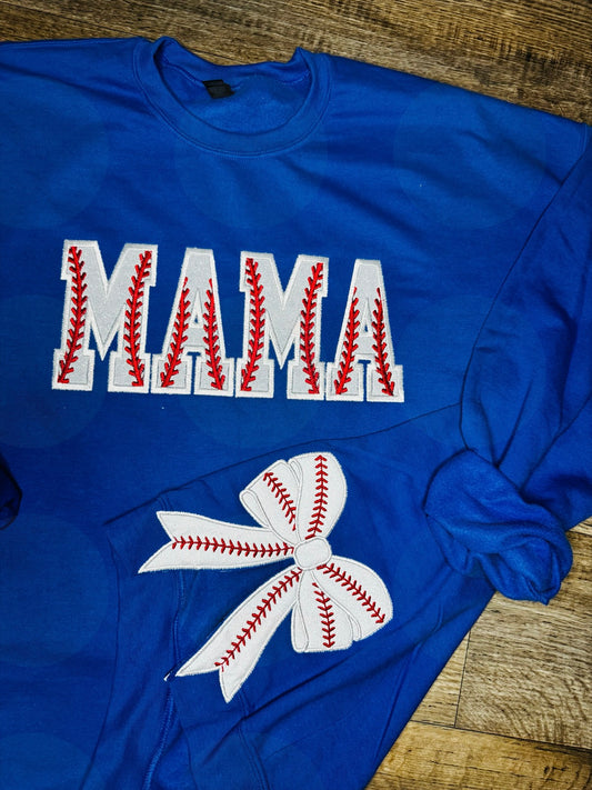 All American Mama Baseball Sweatshirt
