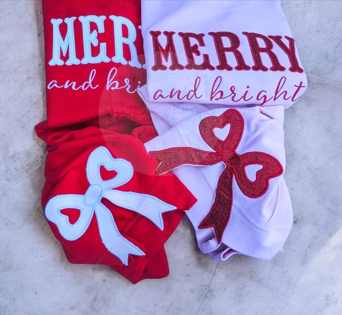 🎄 Handmade “Merry” Sweatshirt Collection 🎄