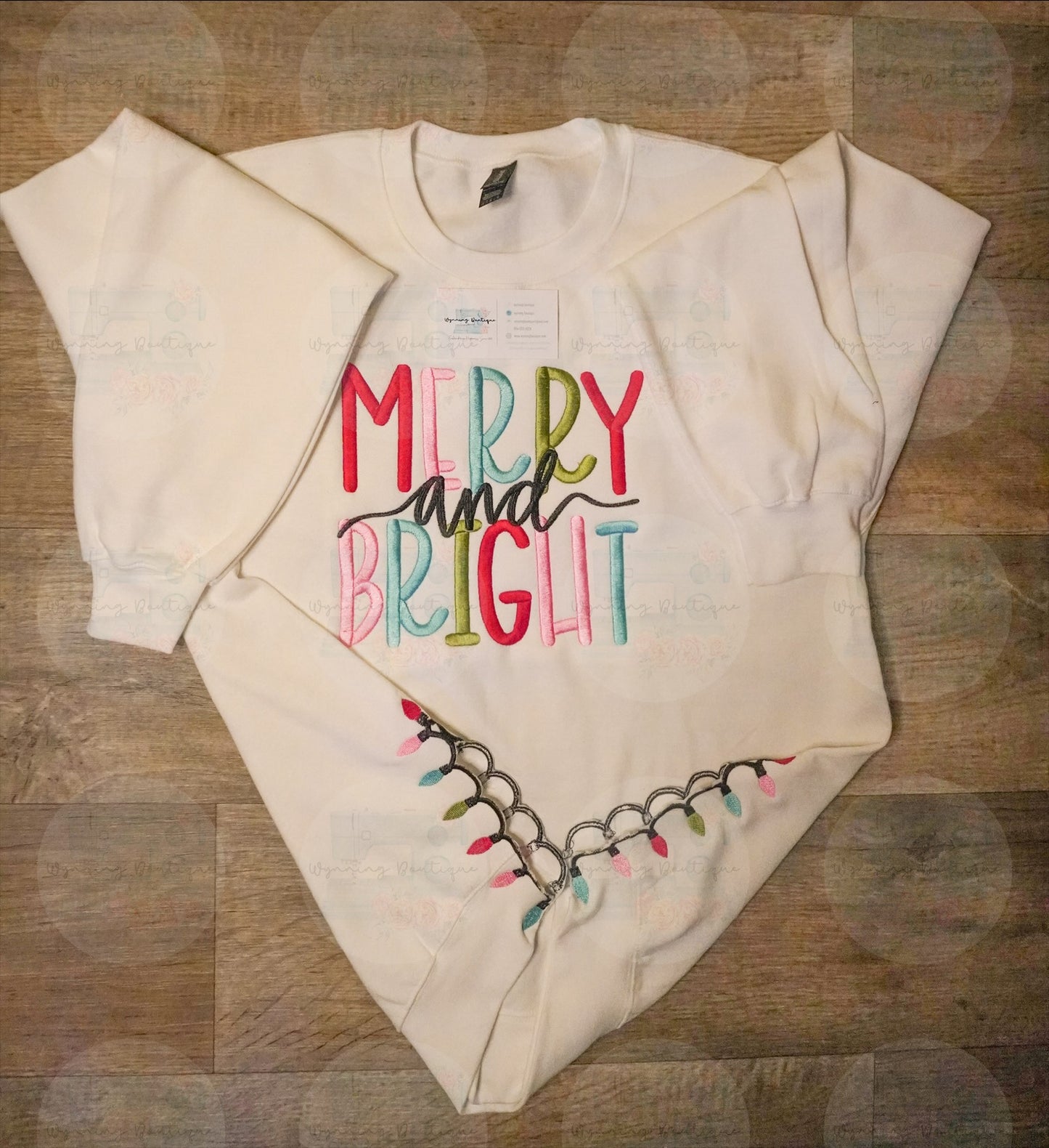 🎄 Handmade “Merry” Sweatshirt Collection 🎄