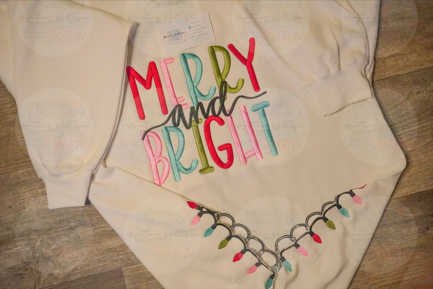 🎄 Handmade “Merry” Sweatshirt Collection 🎄